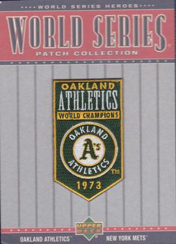 2002 Upper Deck World Series Heroes - World Series Patch Collection Box Toppers #WS73 1973 World Series  Front
