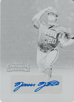 2016 Panini Elite Extra Edition - College Tickets Printing Plate Black #30 Jason Jester Front