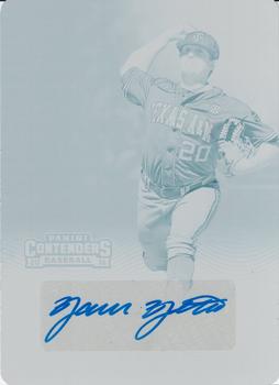 2016 Panini Elite Extra Edition - College Tickets Printing Plate Cyan #30 Jason Jester Front
