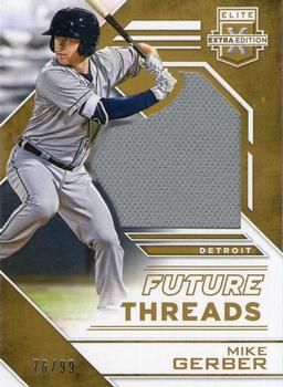 2016 Panini Elite Extra Edition - Future Threads Silhouettes Holo Gold #FTSA-MG Mike Gerber Front