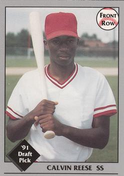 1991 Front Row Draft Picks #23 Calvin Reese Front