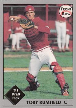1991 Front Row Draft Picks #35 Toby Rumfield Front