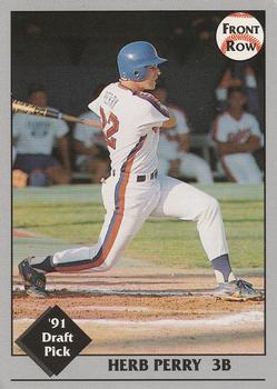 1991 Front Row Draft Picks #51 Herb Perry Front