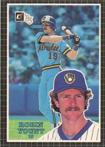 1985 Donruss Action All-Stars #21 Robin Yount Front