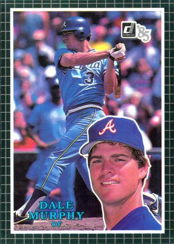 1985 Donruss Action All-Stars #25 Dale Murphy Front