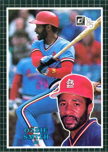 1985 Donruss Action All-Stars #28 Ozzie Smith Front