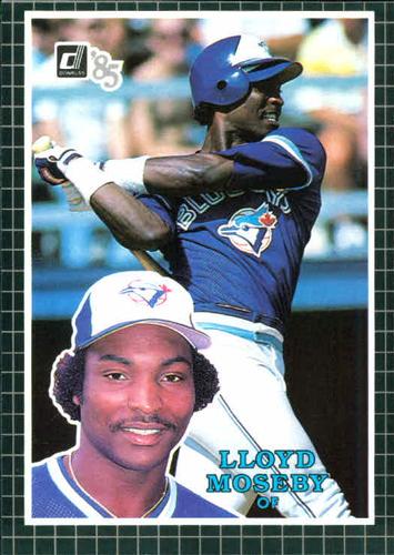 1985 Donruss Action All-Stars #5 Lloyd Moseby Front