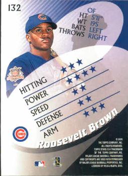 2000 Topps Stars #132 Roosevelt Brown Back