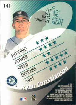 2000 Topps Stars #141 Ryan Christianson Back