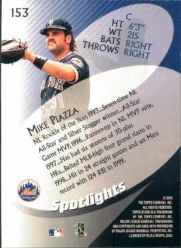 2000 Topps Stars #153 Mike Piazza Back