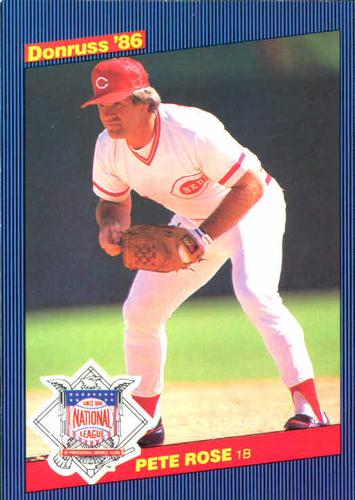 1986 Donruss All-Stars #34 Pete Rose Front
