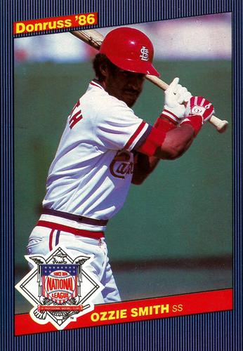 1986 Donruss All-Stars #8 Ozzie Smith Front