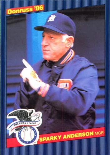 1986 Donruss All-Stars #58 Sparky Anderson Front