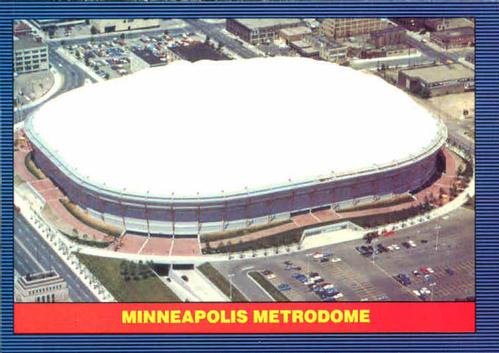 1986 Donruss All-Stars #59 Minneapolis Metrodome Front