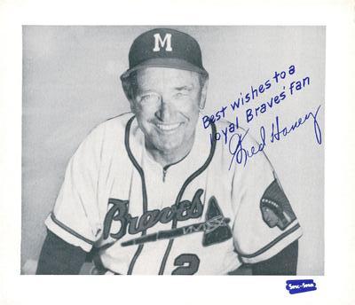 1957 Spic and Span Milwaukee Braves 4x5 #NNO Fred Haney Front
