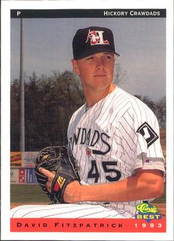 1993 Classic Best Hickory Crawdads #8 David Fitzpatrick Front
