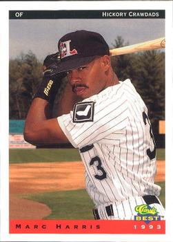 1993 Classic Best Hickory Crawdads #10 Marc Harris Front