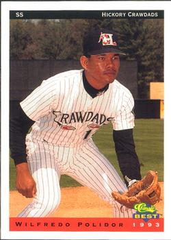 1993 Classic Best Hickory Crawdads #19 Wilfredo Polidor Front