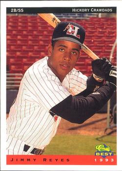 1993 Classic Best Hickory Crawdads #20 Jimmy Reyes Front