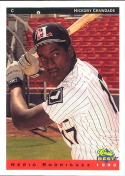 1993 Classic Best Hickory Crawdads #22 Nerio Rodriguez Front