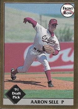 1991 Front Row Draft Picks - Gold #2 Aaron Sele Front
