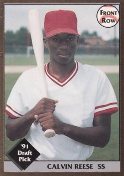 1991 Front Row Draft Picks - Gold #23 Calvin Reese Front