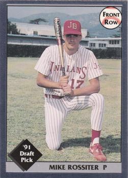 1991 Front Row Draft Picks - Silver #14 Mike Rossiter Front