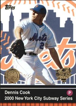 2000 Topps Subway Series #24 Dennis Cook Front