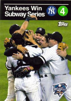 2000 Topps Subway Series #NNO New York Yankees Promo Front