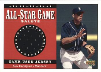 2002 Upper Deck - All-Star Game Salute Game-Used Jerseys #SJ-AR1 Alex Rodriguez Front