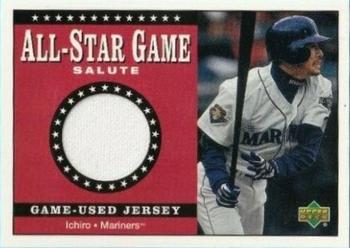 2002 Upper Deck - All-Star Game Salute Game-Used Jerseys #SJ-IS Ichiro Front