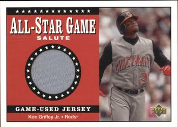 2002 Upper Deck - All-Star Game Salute Game-Used Jerseys #SJ-KG Ken Griffey Jr.  Front