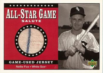 2002 Upper Deck - All-Star Game Salute Game-Used Jerseys #SJ-NF Nellie Fox  Front