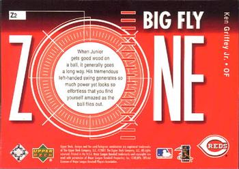 2002 Upper Deck - Big Fly Zone #Z2 Ken Griffey Jr.  Back