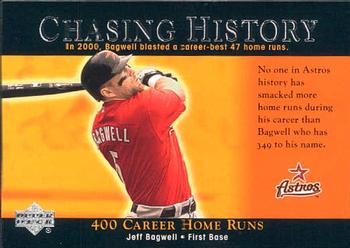 2002 Upper Deck - Chasing History #CH10 Jeff Bagwell  Front
