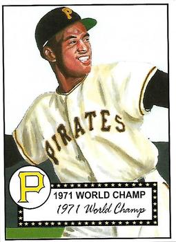 1995 JSW All-Stars '52 Topps (Unlicensed) #NNO Roberto Clemente Front