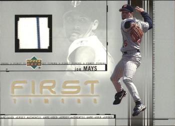 2002 Upper Deck - First Timers Game-Used Jerseys #FT-JM Joe Mays  Front