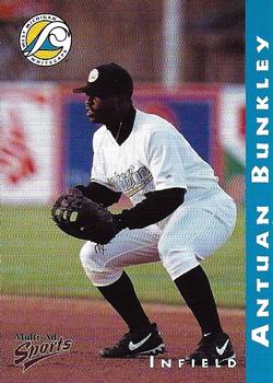 1998 Multi-Ad West Michigan Whitecaps #NNO Antuan Bunkley Front