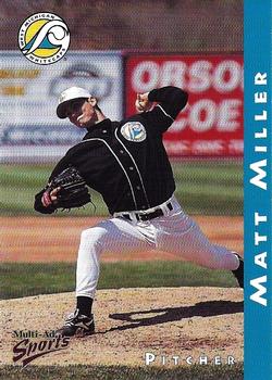 1998 Multi-Ad West Michigan Whitecaps #NNO Matt Miller Front