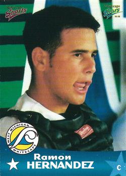 1999 Multi-Ad West Michigan Whitecaps 5th Anniversary #NNO Ramon Hernandez Front