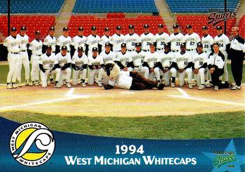 1999 Multi-Ad West Michigan Whitecaps 5th Anniversary #NNO 1994 West Michigan Whitecaps Front