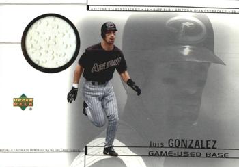 2002 Upper Deck - Game-Used Bases #B-LG Luis Gonzalez  Front