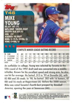 2000 Topps Traded & Rookies #T46 Mike Young Back