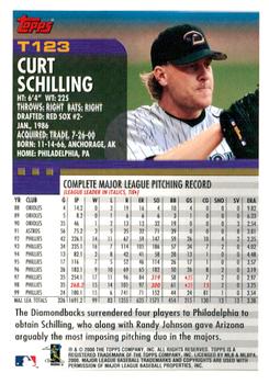 2000 Topps Traded & Rookies #T123 Curt Schilling Back