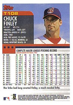 2000 Topps Traded & Rookies #T108 Chuck Finley Back