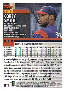2000 Topps Traded & Rookies #T85 Corey Smith Back