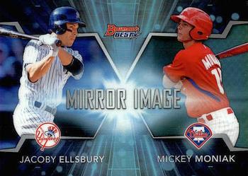 2016 Bowman's Best - Mirror Image #MI-1 Mickey Moniak  / Jacoby Ellsbury Front