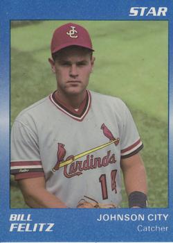 1989 Star Johnson City Cardinals - Platinum #12 Bill Fielitz Front
