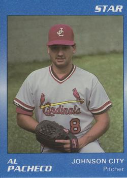 1989 Star Johnson City Cardinals - Platinum #17 Al Pacheco Front