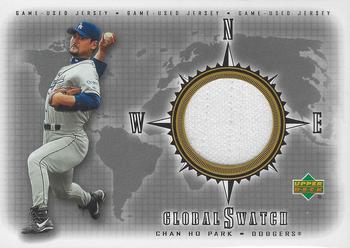 2002 Upper Deck - Global Swatches #GS-CP Chan Ho Park  Front